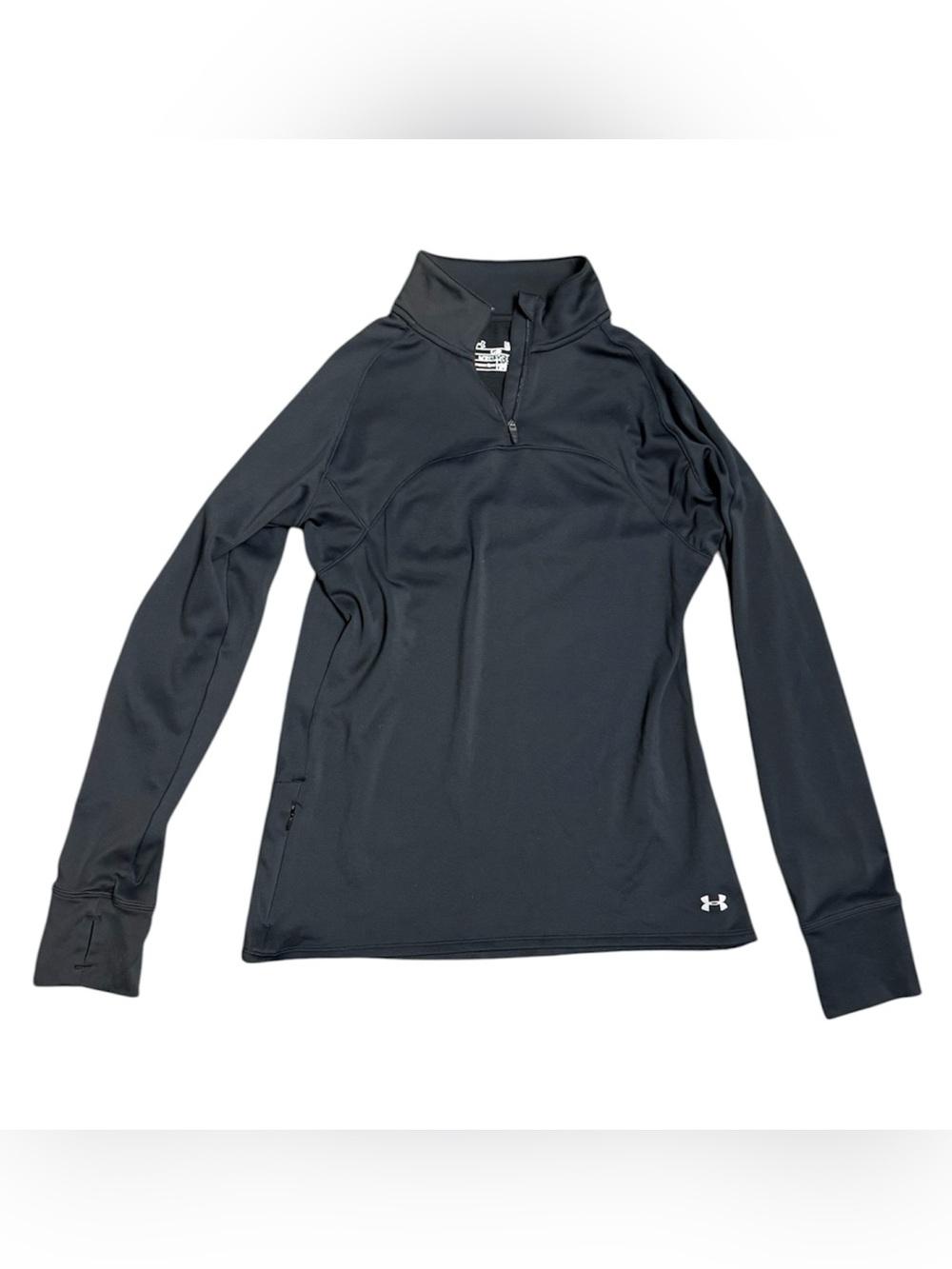 Under Armour Black Women’s Quarter-Zip Athletic Pullover size large